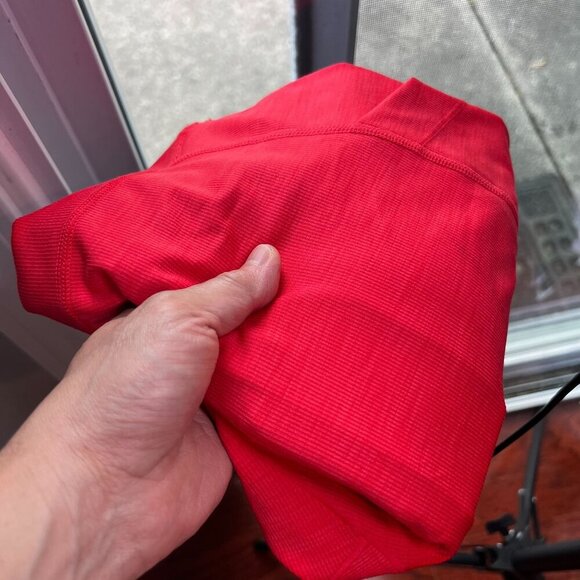 Prana Womens Becksa Shortie Athletic Romper MEDIUM Carmine Red Heather - Picture 10 of 10